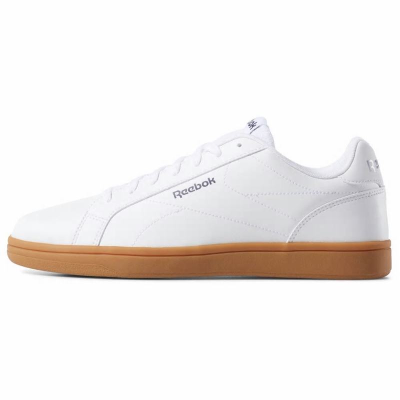 Tenisi Reebok Royal Complete Clean Barbati Albi/Bleumarin Romania MR7258VJ